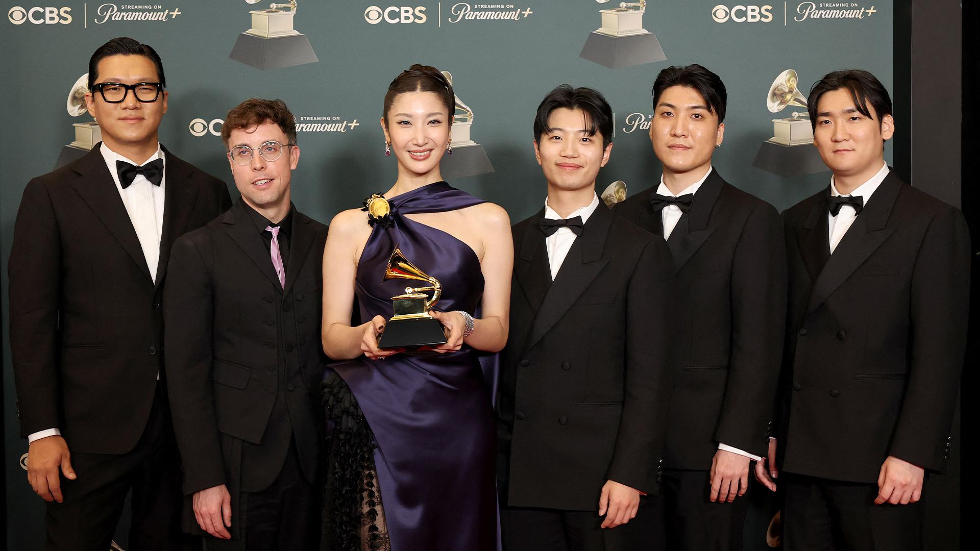 그래미 K팝 첫 수상 '골든'…본상 수상은 불발