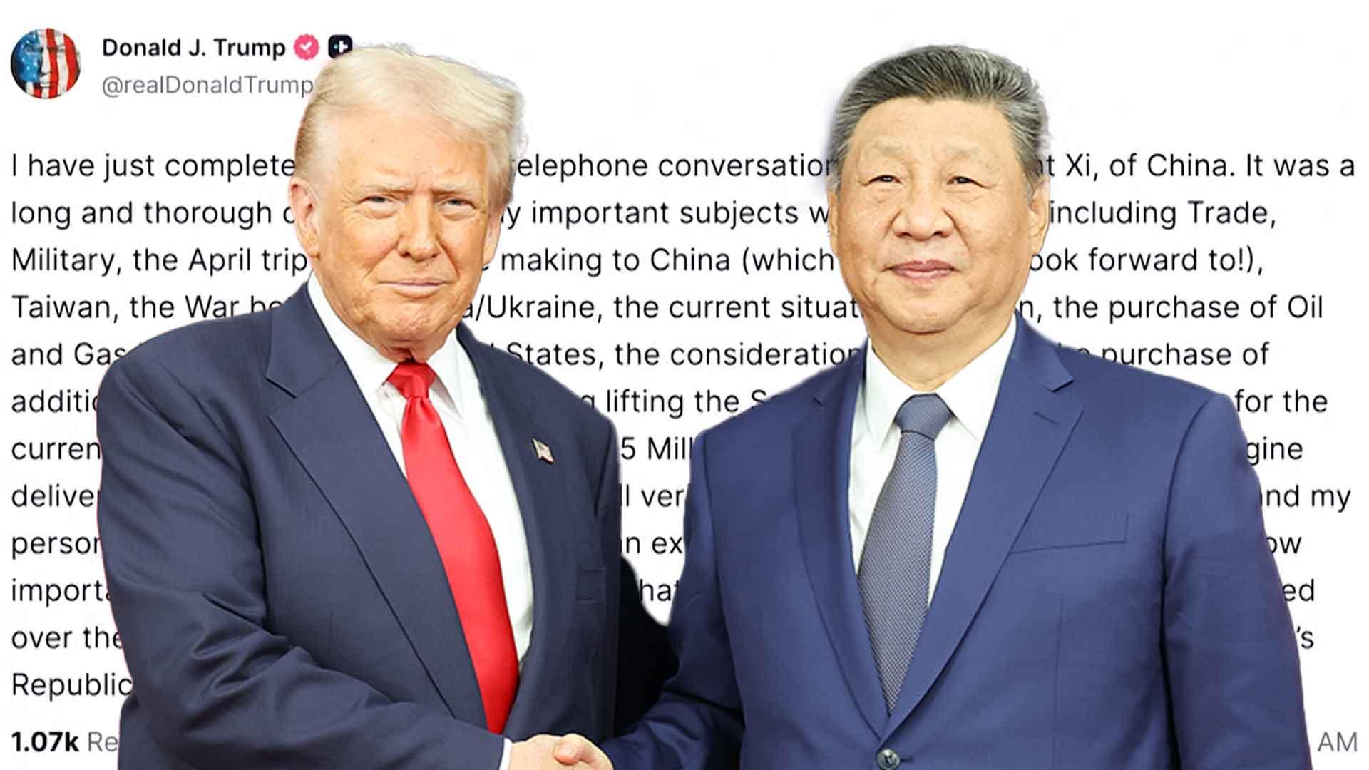 <em class='find'>미중</em> 정상 통화…트럼프 "美석유 사" vs 시진핑 "대만에 무기 팔지마"