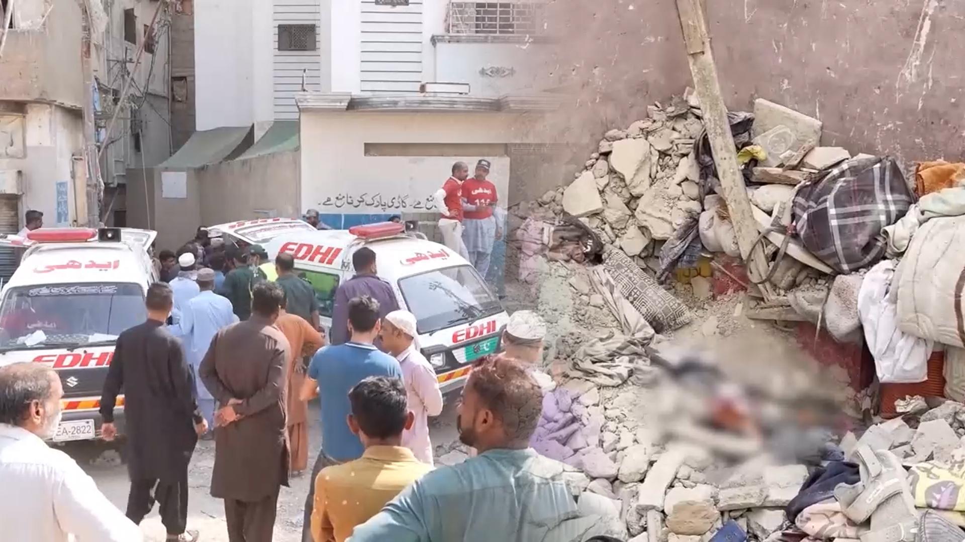 파키스탄 아파트 폭발 사고…'라마단' 맞은 가자지구