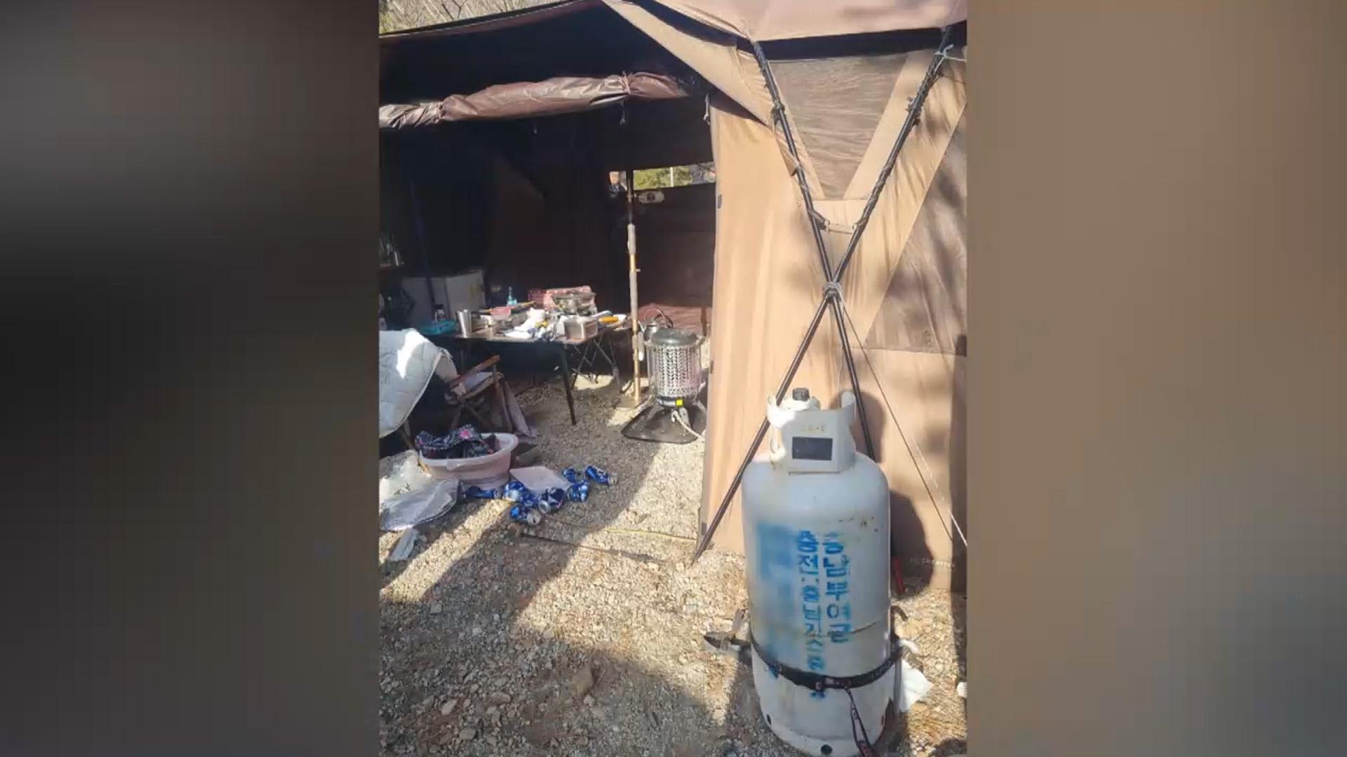 부여 캠핑장에서 50대 부부 사망…질식사 추정