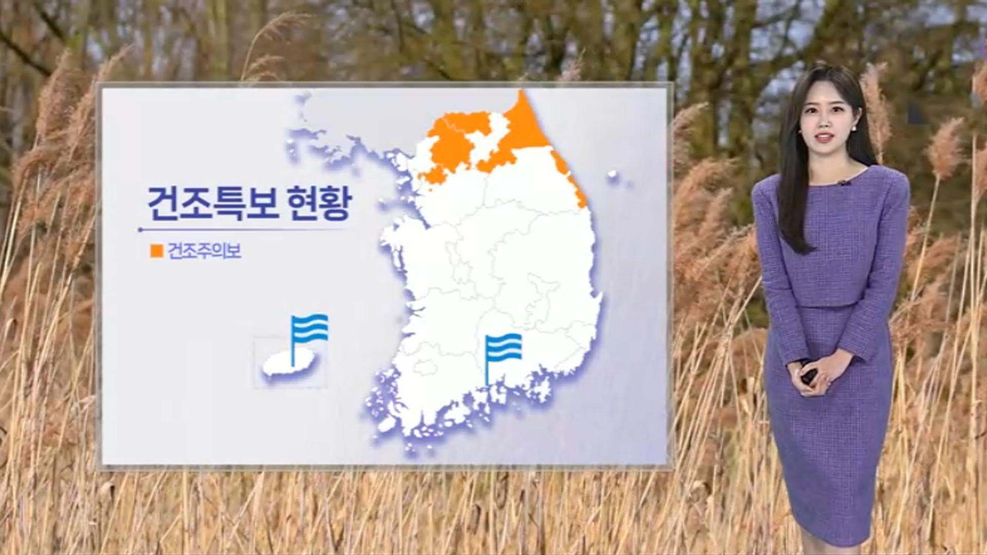 [날씨] 동해안 눈비 이어져…영남 건조주의보 해제