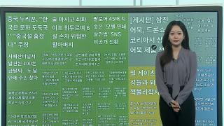 [이 시각 핫뉴스] 中 누리꾼, "한국, 중국설 훔쳤다" 황당 주장 外