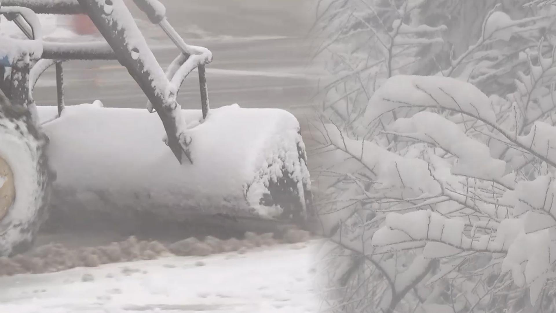 다시 겨울로 돌아간 강원도…"최대 40㎝ 폭설"