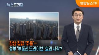 강남 집값 '주춤'…정부 '부동산 드라이브' 효과 시작?