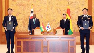 가나 대통령과 정상회담…해양안보·기후변화 협력 강화