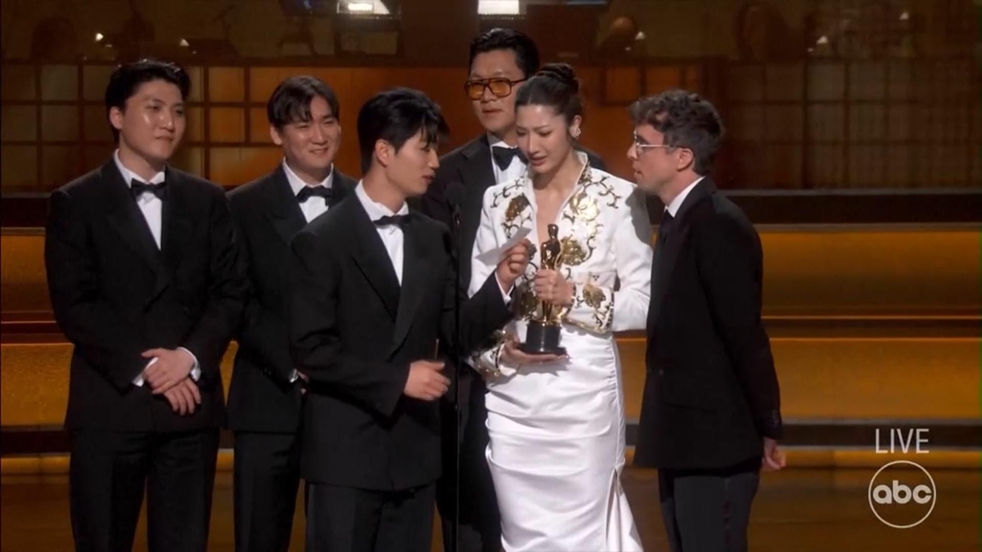 '케데헌' 소감 자른 오스카…