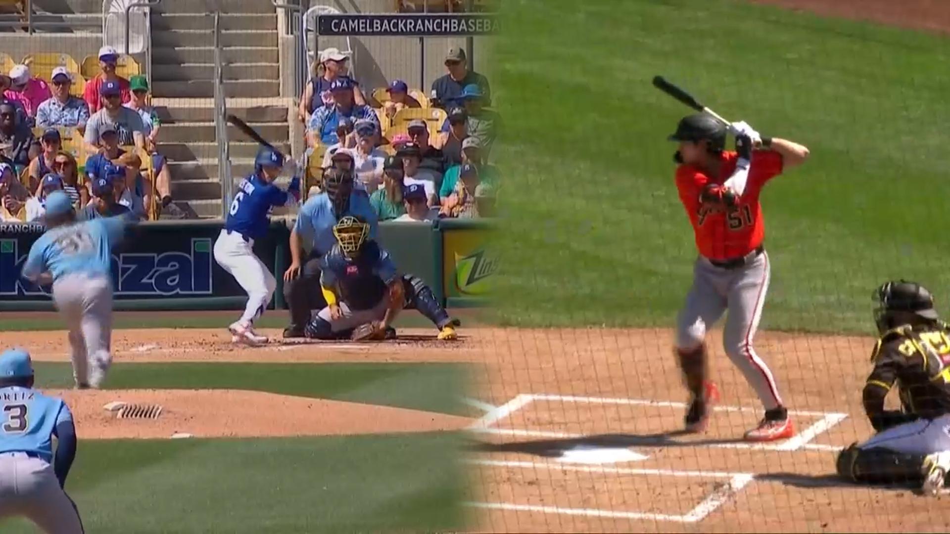 김혜성, 2경기 연속 안타…이정후 복귀전서 2루타