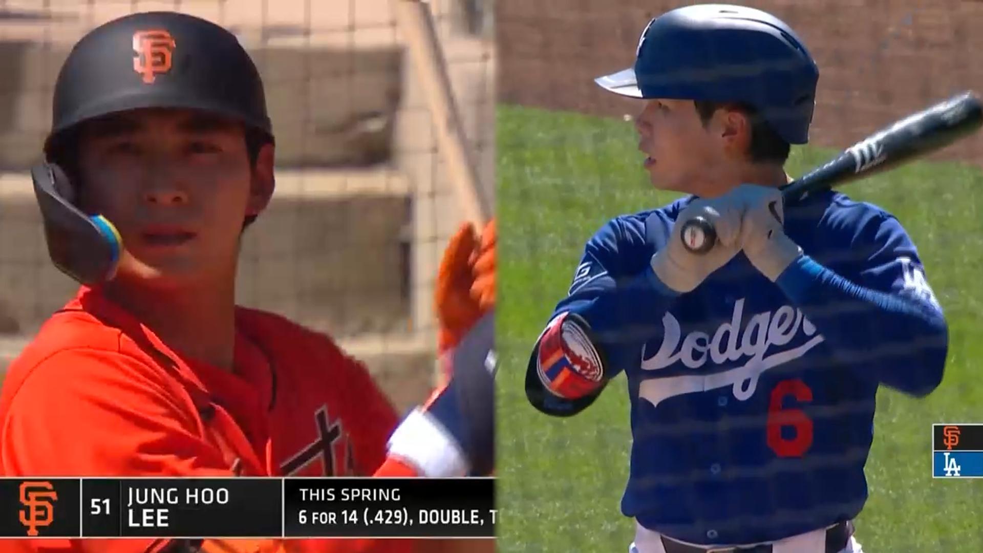 이정후, 투수 오타니 상대로 1볼넷…김혜성은 안타 행진