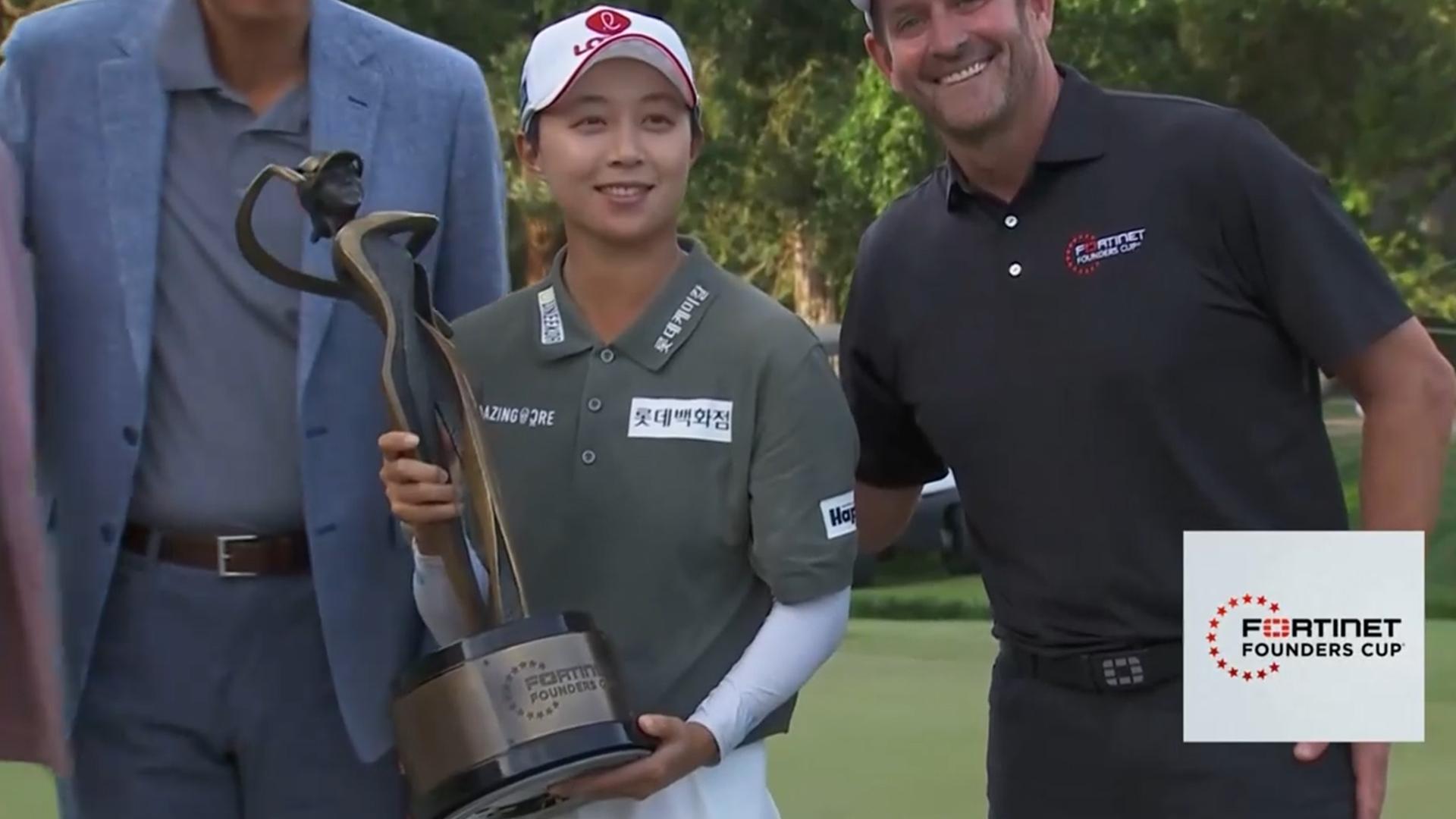 김효주, LPGA 파운더스컵 우승…통산 8승 달성