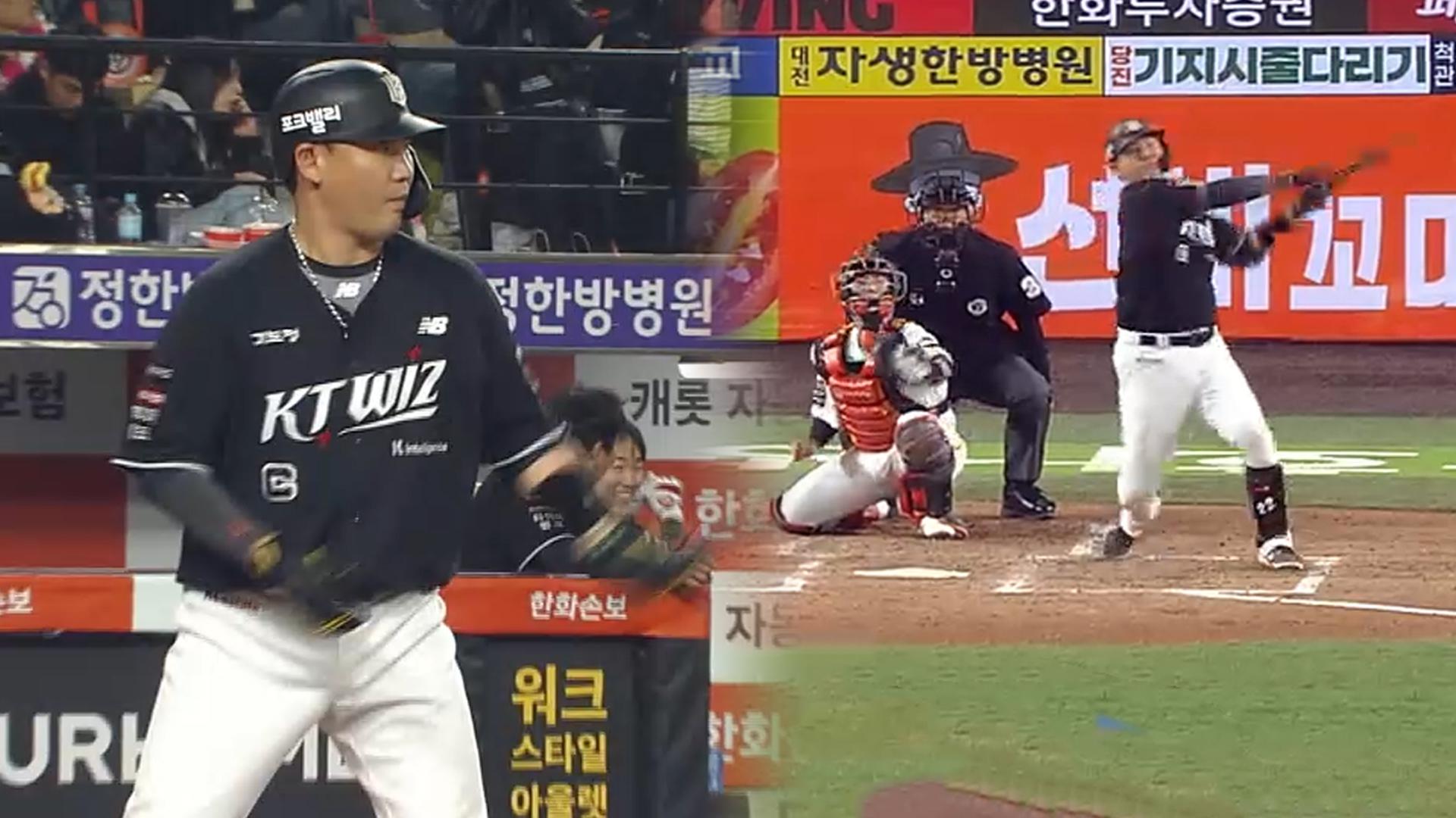 KT, 창단 첫 개막 5연승…장성우 멀티홈런 폭발