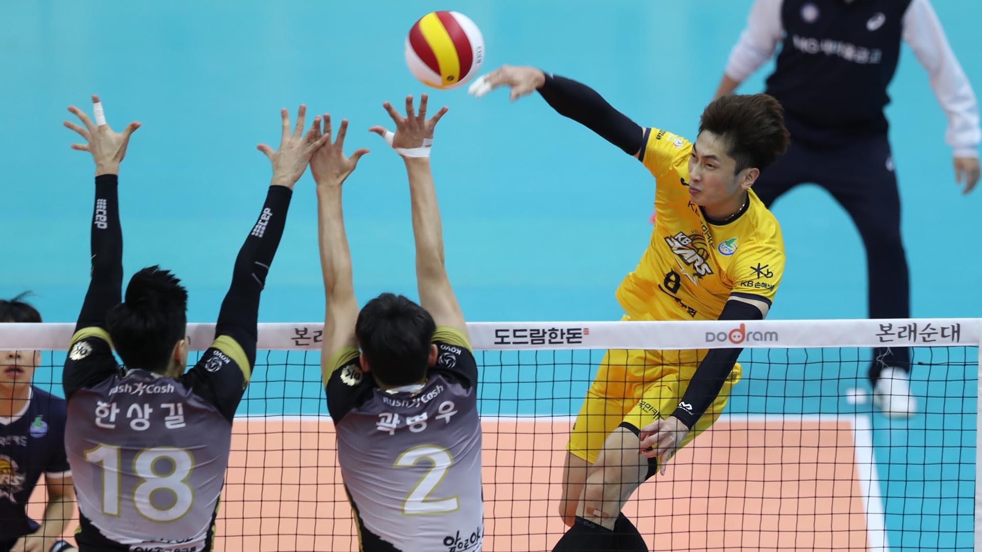 김학민 날았다…KB손보, 12연패 늪에서 탈출 외(2019.12.04)