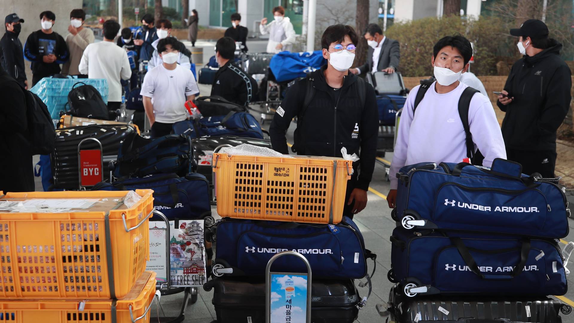 [프로야구] 우여곡절끝에 귀국한 삼성…대구 훈련도 가시밭길