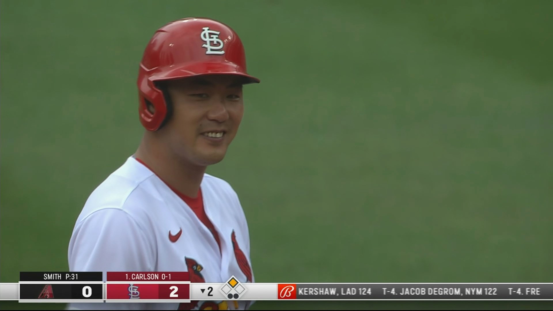 김광현, 승리에 타점까지…시즌 2승·2루타·2타점