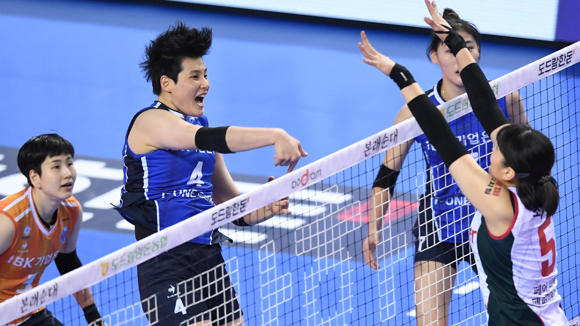 김사니 떠난 사설 카지노, 셧아웃 승리 후 눈물