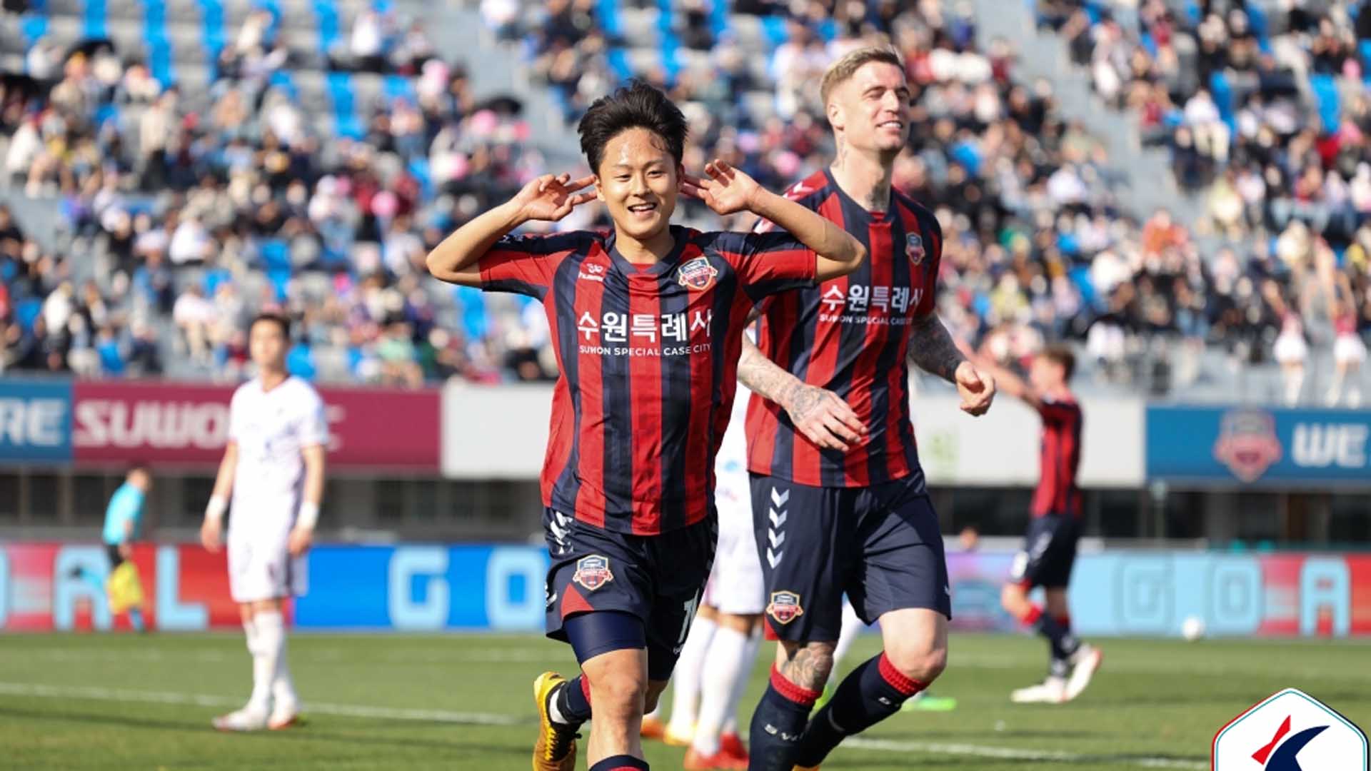 골 터지면 춤은 덤…이승우 활약에 수원FC 활짝