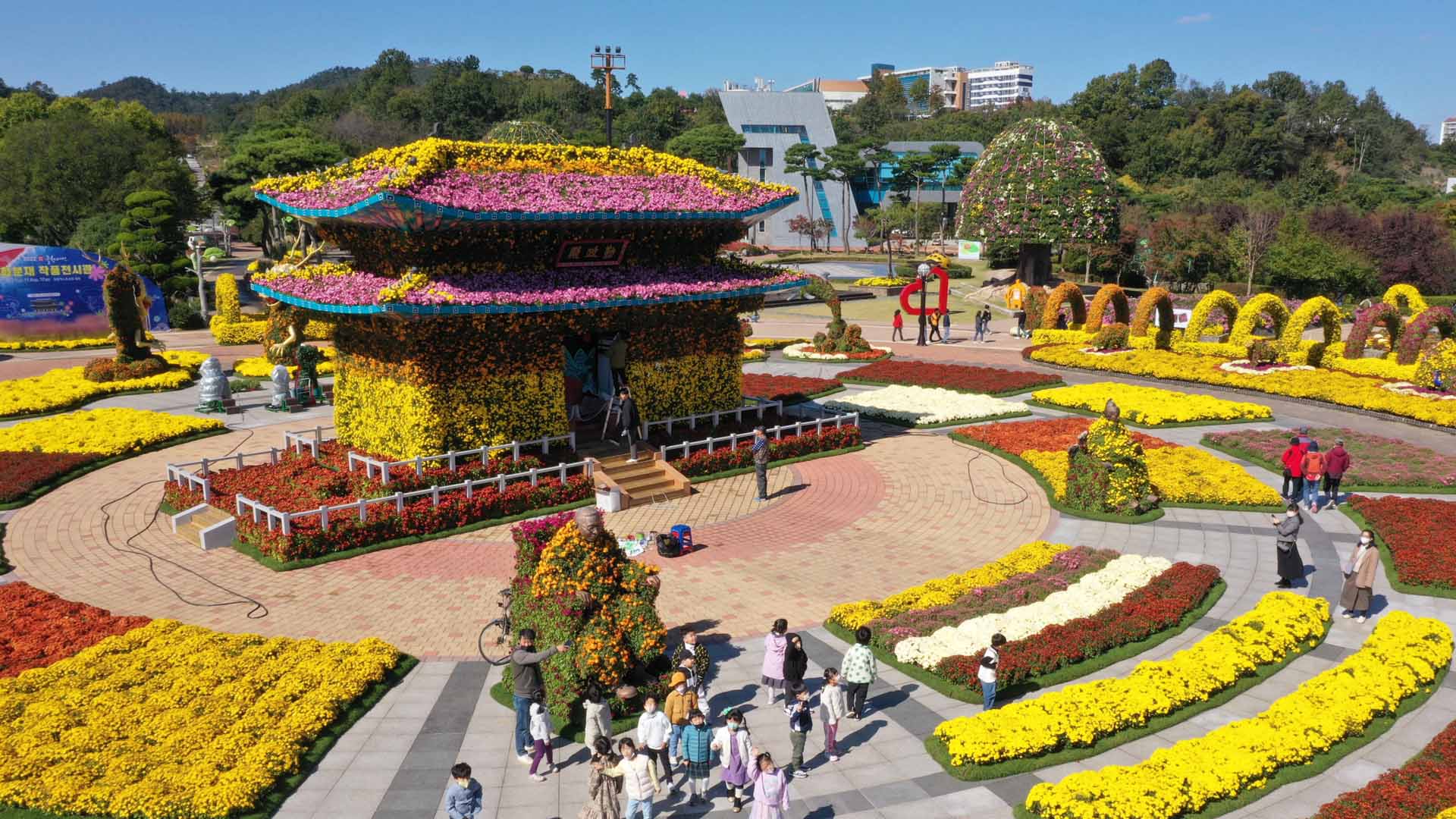 '가을, 국화 향기에 취하다'…카지노 룰렛 사이트서 '국향대전' 개막