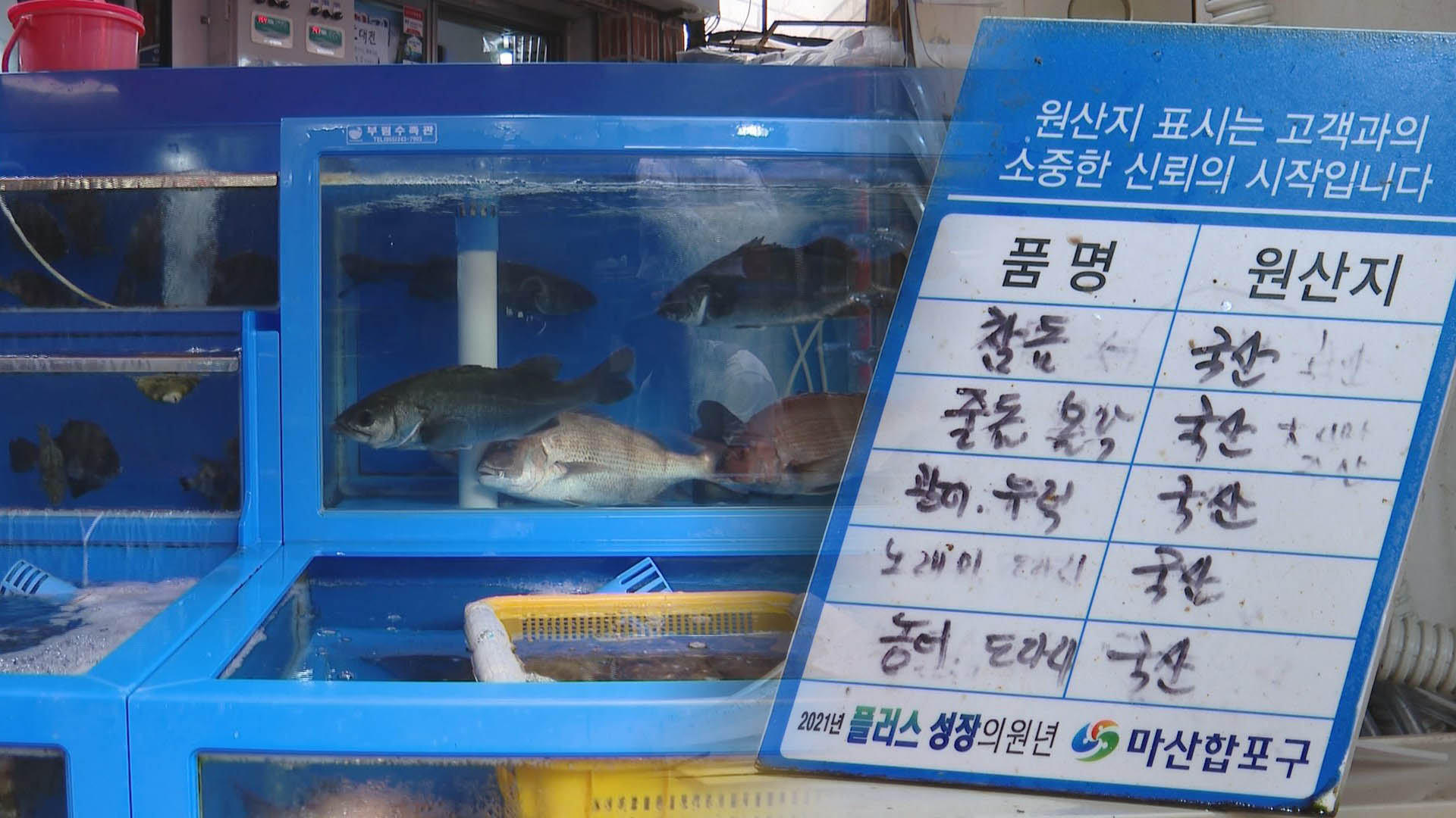 원전 오염수 방류 후 첫 주말…한산한 수산물 시장