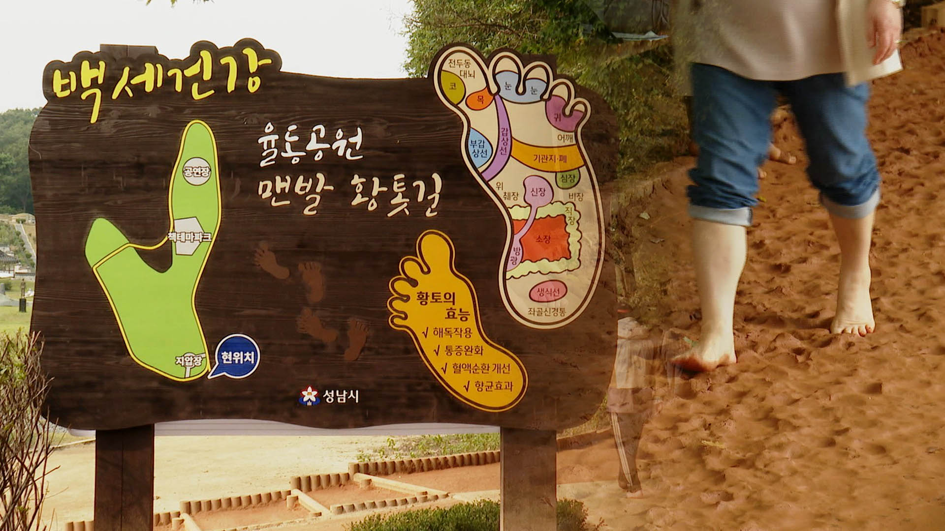 '어싱' 맨발걷기 열풍…곳곳에 황톳길 개장